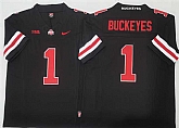 Men's Ohio State Buckeyes #1 Buckeyes Black 2025 F.U.S.E. Limited Stitched Jersey,baseball caps,new era cap wholesale,wholesale hats